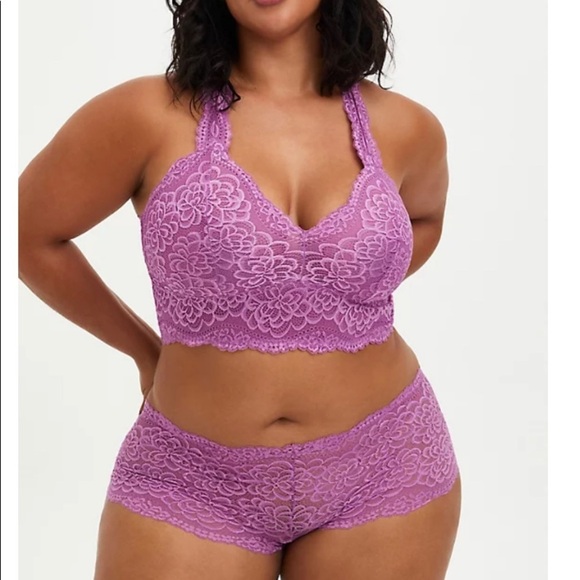 TORRID NWT LAVENDER BRALETTE AND PANTY SET - Picture 1 of 3